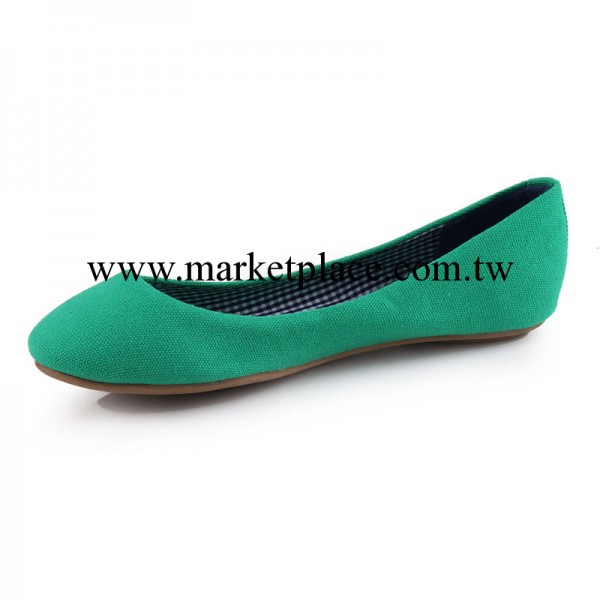 2013夏季新款草綠色圓頭淺口小單鞋 平底女鞋 大碼工廠,批發,進口,代購