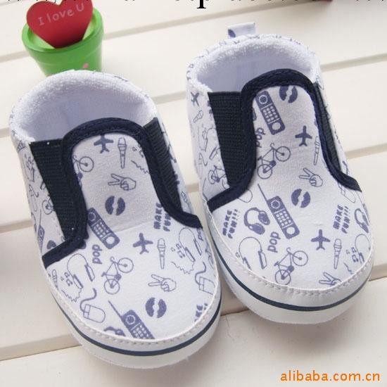 廠傢直供歐美風塗鴉男寶寶 學步鞋防滑底 嬰兒鞋工廠,批發,進口,代購
