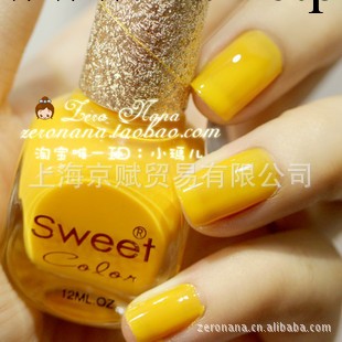 正品Sweet Color 環保 指甲油批發 黃桃芝士工廠,批發,進口,代購
