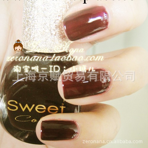 法國 Sweet Color 環保指甲油 正品 超正明星色 醬紫紅工廠,批發,進口,代購