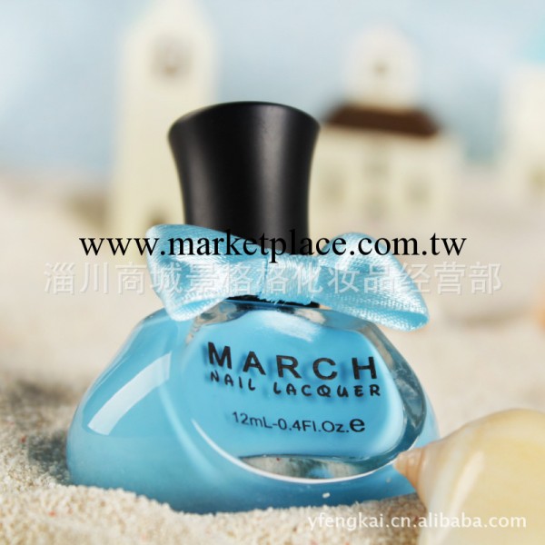 正品MARCH叁月 MISS萌系列12色 美甲漆光糖果環保指甲油一件代發工廠,批發,進口,代購