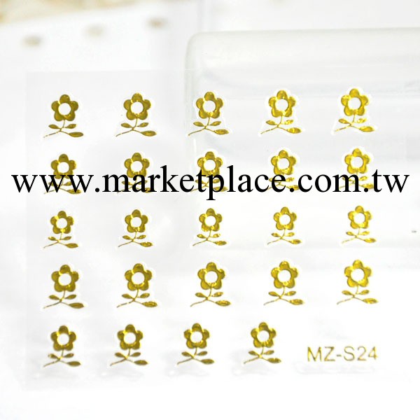 日系美甲 貼紙/貼花 3D純色金屬LOGO 指甲飾品  美甲DIY 小七批發工廠,批發,進口,代購