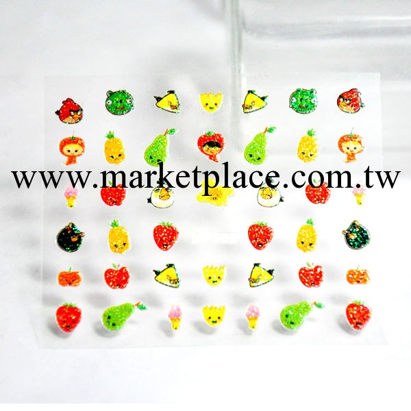日韓美甲 貼紙/貼花 3D 經典卡通圖案 指甲飾品 DIY小七批發工廠,批發,進口,代購