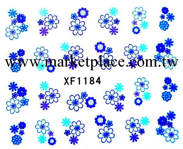 J系列 美甲DIY 美甲貼紙 仿真花 水印指甲貼 排筆花 量大優惠工廠,批發,進口,代購