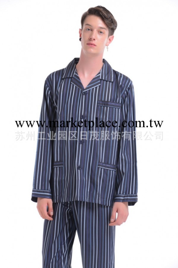 睡衣批發 全棉色織佈男士睡衣套 舒適時尚傢居男式睡衣套工廠,批發,進口,代購