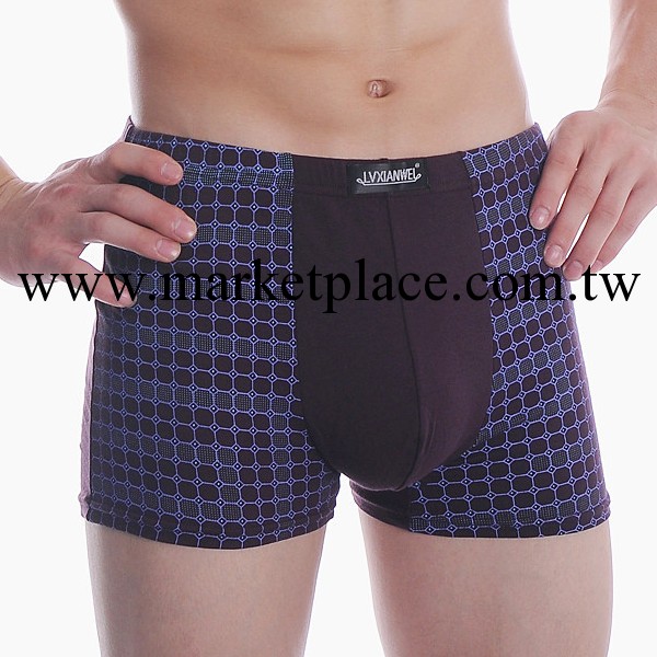 男士竹纖維平角褲 舒適內褲圓形印花 4XL （32-36碼內）工廠,批發,進口,代購