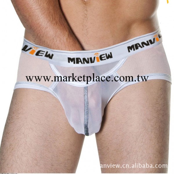 Manview (猛威) 威風 時尚 性感網紗 男士小平角 內褲 M01-3工廠,批發,進口,代購
