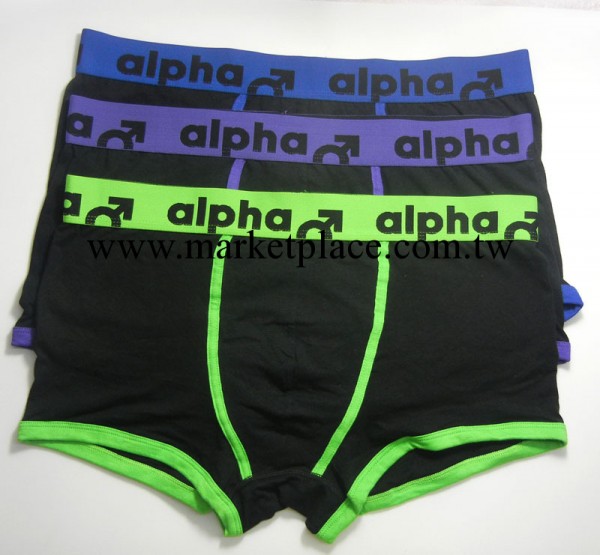 歐美原單男士內褲 美國Alpha阿爾法內褲男士平角褲 超級大碼工廠,批發,進口,代購