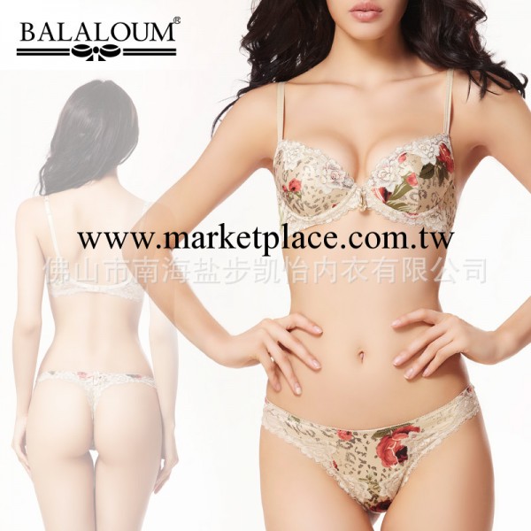 廠傢批發外貿原單BALALOUM品牌胸罩性感聚攏高檔精品內衣套裝9068工廠,批發,進口,代購