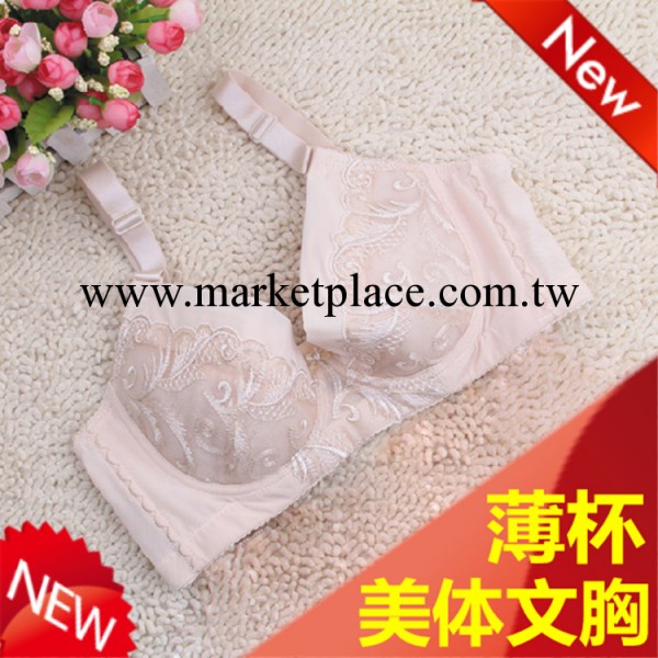 WA1014【大市場】塑身美體胸罩四排扣夏日薄杯調整型 廠傢直銷工廠,批發,進口,代購