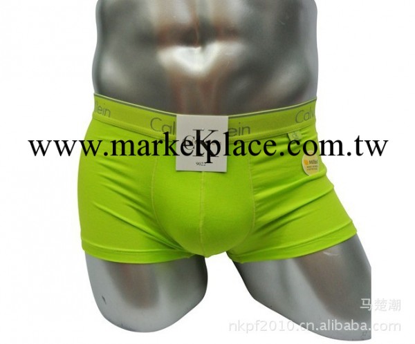 一件代發 莫代爾綠色邊CK內褲 男士平角柔軟內褲 凸兔設計CK內褲工廠,批發,進口,代購