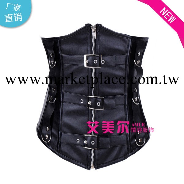 情趣內衣批發商 corset 9266 黑色性感宮廷皮質束身衣  塑身衣工廠,批發,進口,代購