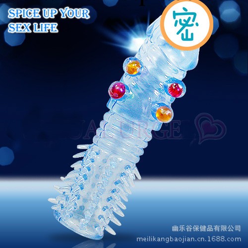 水晶套 加粗加大型 帶珠狼牙套 龍珠套 情趣用品工廠,批發,進口,代購