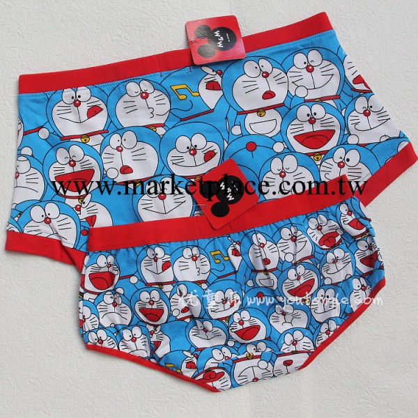 【新品】紅邊多頭叮當貓 哆來A夢 原單迪斯尼卡通情侶內褲工廠,批發,進口,代購