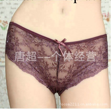女式內褲 加肥加大碼鏤空性感蕾絲無痕中低腰女士內褲胖mm工廠,批發,進口,代購