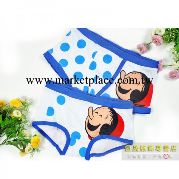 卡通時尚日韓動漫情侶內褲 純棉平角情侶內褲一套工廠,批發,進口,代購