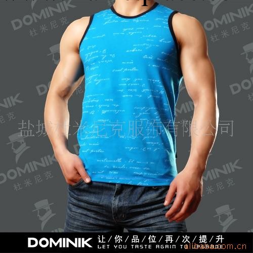供香港杜米尼克 男士內衣 汗衫無袖衫MHL2193 一件代發工廠,批發,進口,代購