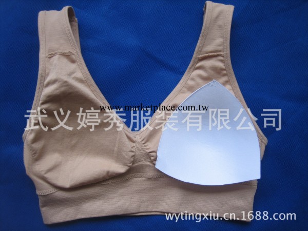 無痕內衣genie bra女士運動胸罩背心薄款胸罩墊片三角形海綿插片工廠,批發,進口,代購