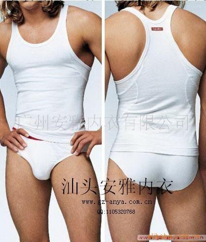 原單正品 603棉紅標背心 打底背心 吸汗 男士背心內衣運動汗衫工廠,批發,進口,代購