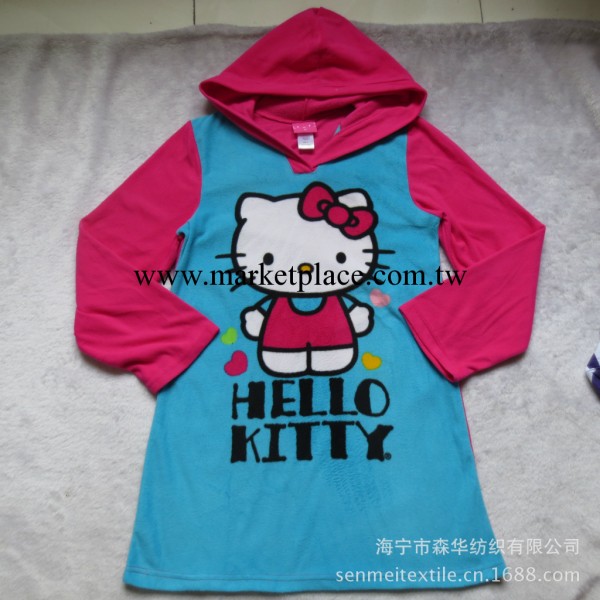 出口品牌HELLO KITTY睡衣 超低價卡通休閒款少女裝庫存傢居服工廠,批發,進口,代購