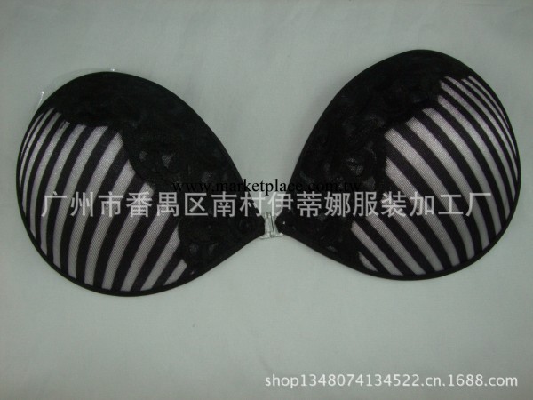 時尚性感條紋佈面自黏隱形胸貼CB024 Fashion Printed Free Bra工廠,批發,進口,代購