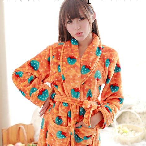 匯佳美 2013年秋冬女士法蘭絨睡袍睡衣套裝批發工廠,批發,進口,代購