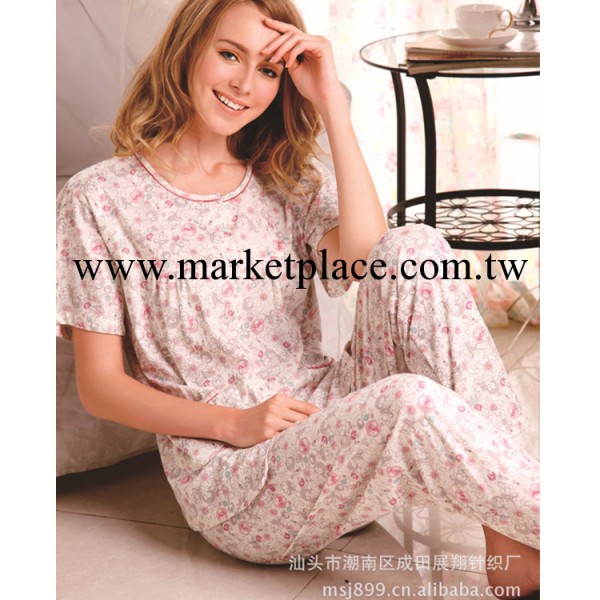 【訂貨專區】長褲短袖 女式睡衣套裝 套頭傢居服 6108工廠,批發,進口,代購
