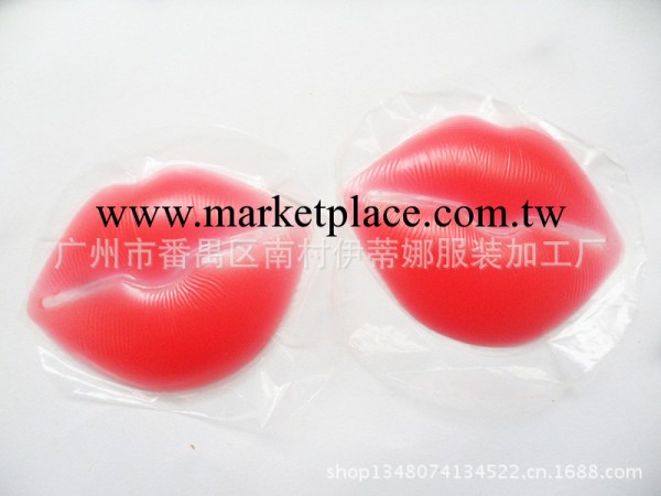 紅色 唇形矽膠情趣乳貼NC001 Lip-shaped Silicone nipple Cover工廠,批發,進口,代購