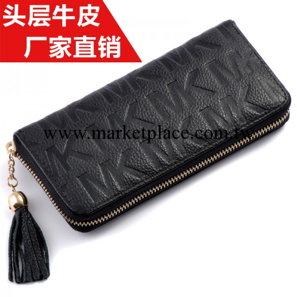 真皮女士錢包長款批發品牌新款頭層牛皮錢夾皮夾廣州廠傢一件代發工廠,批發,進口,代購