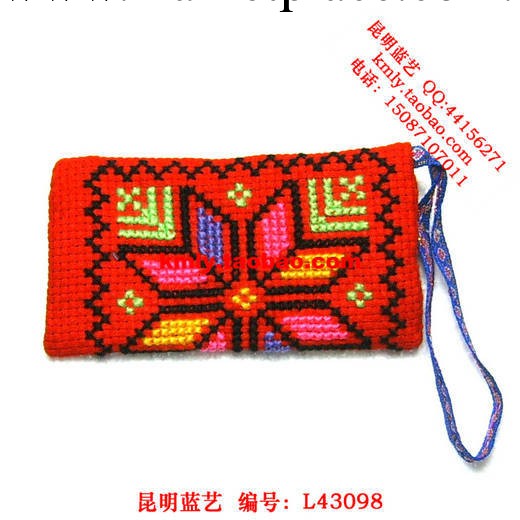 十字繡錢包錢夾 雲南民族佈藝十字繡民族風錢包工廠,批發,進口,代購