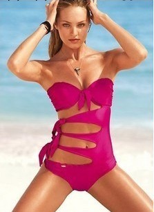維多利亞的秘密bikini鏤空設計性感遊泳衣比基尼大胸小胸聚攏泳裝工廠,批發,進口,代購