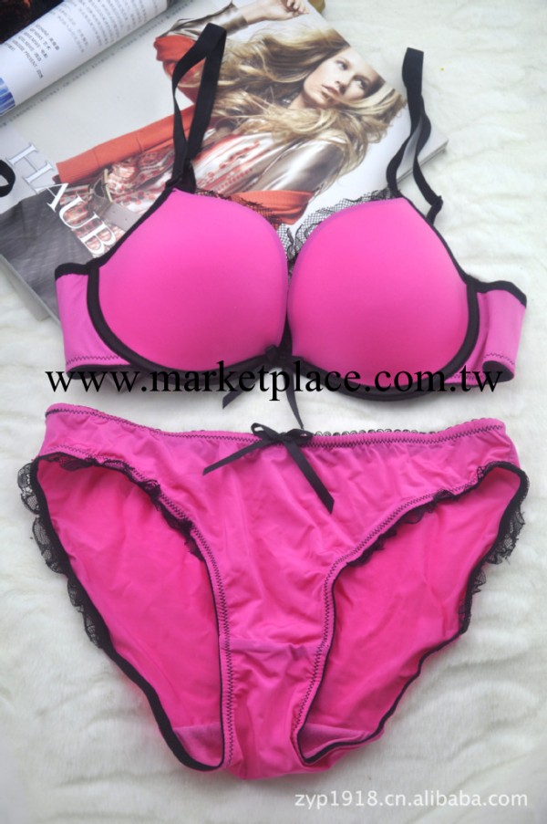 2013新款 VS維多利亞的秘密 pink歐美聚攏胸罩 外貿內衣套裝工廠,批發,進口,代購