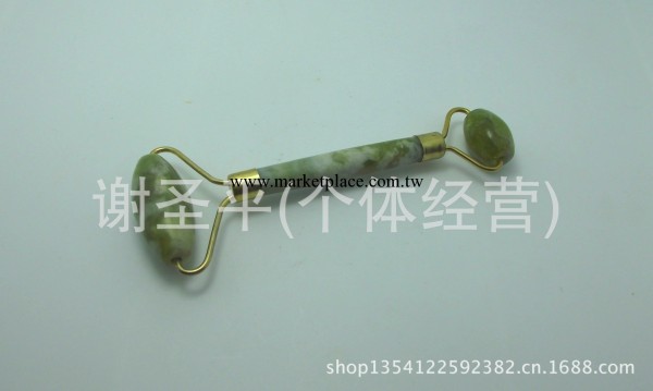 天然岫玉玉石按摩車兩輪強效臉部美容按摩器 圓滾按摩玉石刮痧板工廠,批發,進口,代購
