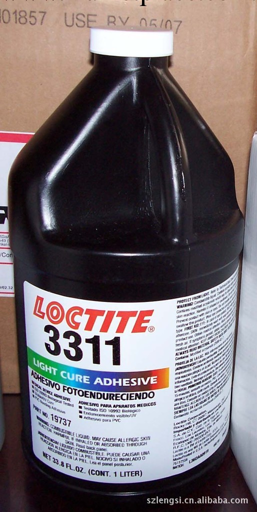 正品樂泰3311膠水/樂泰3311紫外線固化膠/醫用型 1L裝批發・進口・工廠・代買・代購