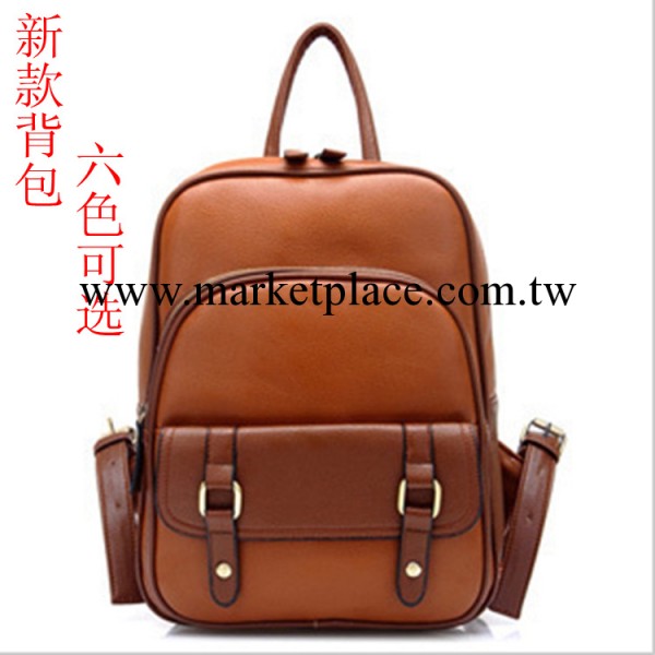 新款雙肩包2013秋季韓版英倫復古學院風中學生PU雙肩背包LP01工廠,批發,進口,代購