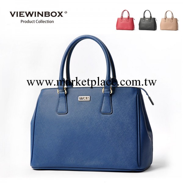 viewinbox 時尚休閒款 經典十字紋真皮女包 手提肩挎包 KA-762_N工廠,批發,進口,代購