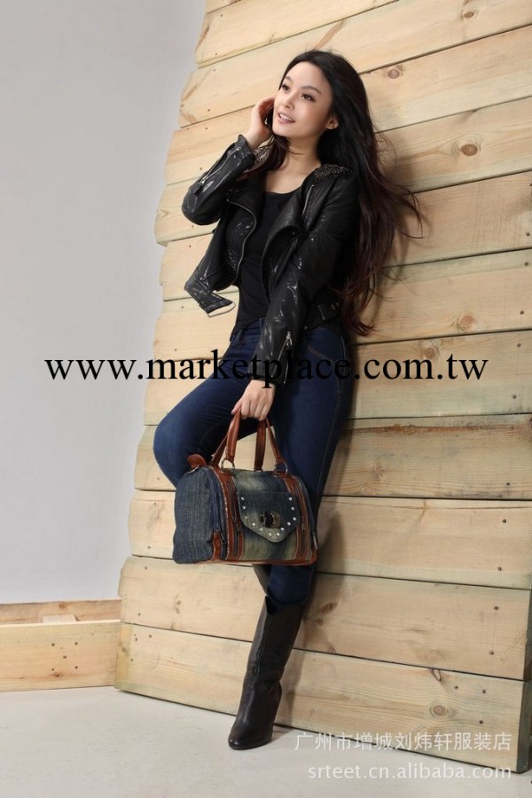 廠傢直銷歐美2012復古MISS SIXTY 水洗手提單肩女牛仔包包 新品工廠,批發,進口,代購