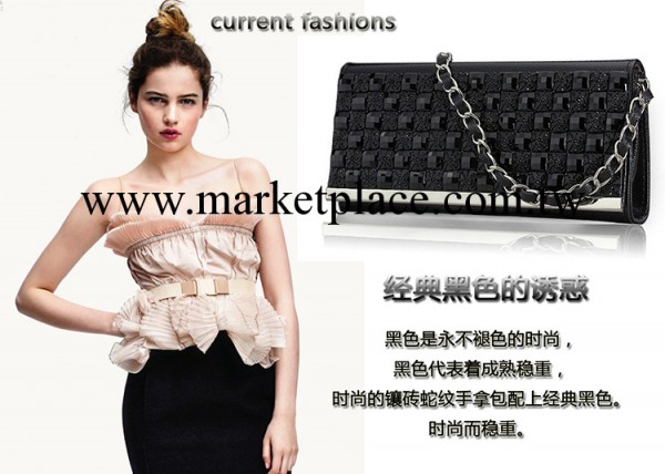 廠傢直銷 2013新款時尚女包鑲鉆手拿包晚宴包 480g工廠,批發,進口,代購