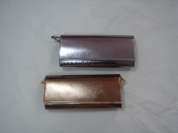 亮面金屬PU晚宴包 Luella clutch工廠,批發,進口,代購