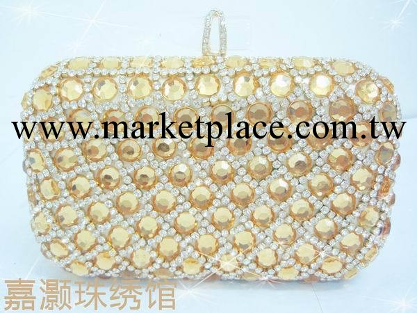 2013年新款透明子彈頭玻璃鉆石晚宴包晚裝包禮服包工廠,批發,進口,代購