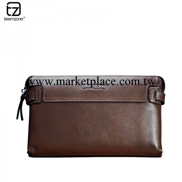 teemzone新款正品 男 手拿包 商務男手包 頭層牛皮 大容量男包工廠,批發,進口,代購