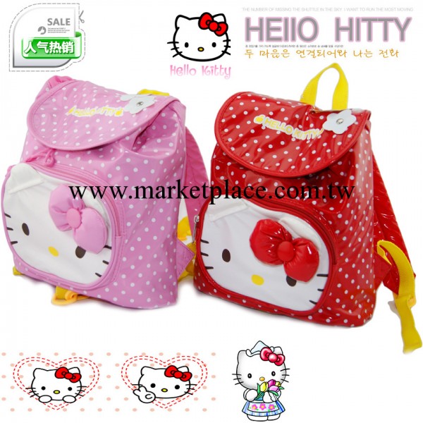 批發韓版hellokitty KT貓兒童書包寶寶雙肩包漆皮防走失包工廠,批發,進口,代購