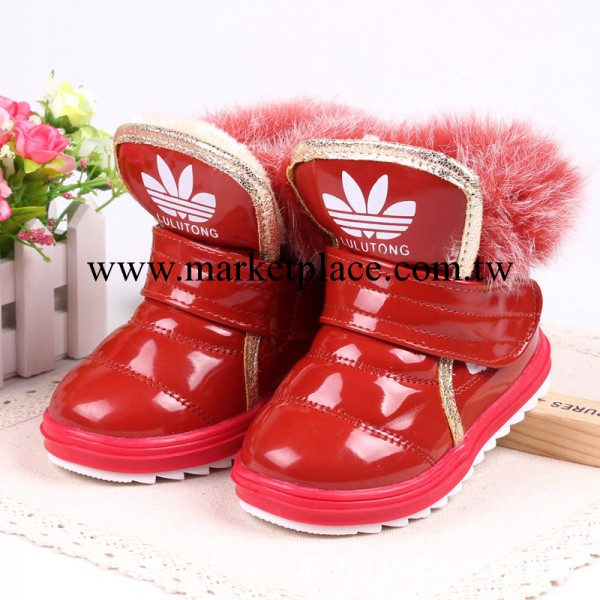 2013冬季新款 加厚柔軟兒童雪靴21-25碼 男童女童棉靴保暖鞋工廠,批發,進口,代購