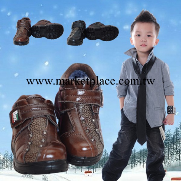 2013冬季新款兒童雪靴真皮牛皮童鞋兒童棉鞋靴子小中童寶寶鞋工廠,批發,進口,代購