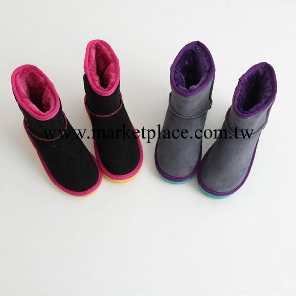2013冬季兒童雪靴 加絨磨砂皮兒童棉靴 童鞋 W06-5809-1工廠,批發,進口,代購