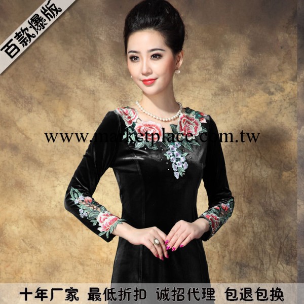 秋冬收腰連衣裙 大碼顯瘦加肥加大胖mm超大胖人衣服 一件代發S10工廠,批發,進口,代購