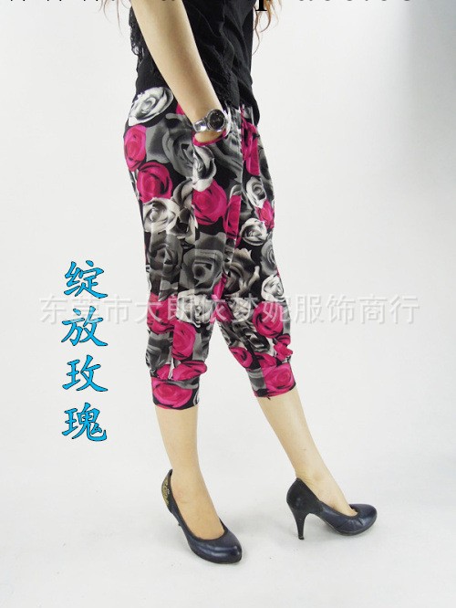 2013新款中老年女裝媽媽裝女褲子 夏裝 七分燈籠褲 大碼女褲七分工廠,批發,進口,代購