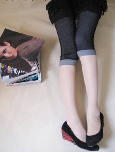 廠傢混批 韓版女褲批發 超顯瘦仿牛仔七分褲8968  時尚百搭休閒褲工廠,批發,進口,代購