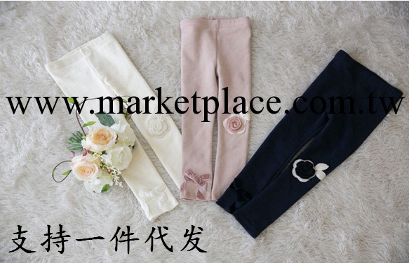 廠傢直銷2013最新爆款韓版花朵全棉加絨內搭褲1003女童童褲工廠,批發,進口,代購