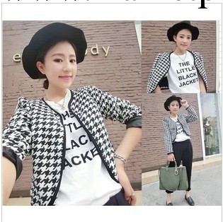 小西裝女外套 2013秋裝新款英倫風百搭修身短款小西服 女 潮W003工廠,批發,進口,代購
